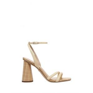 NEW SAM EDELMAN women's kia block heel sandal in bleached wheat
